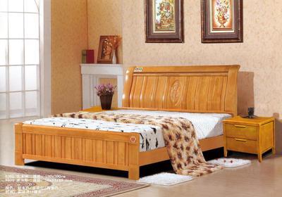 【南康實(shí)木家具廠家 皇居賽歐品牌床 簡(jiǎn)約雙人實(shí)木床#310】?jī)r(jià)格,廠家,圖片,床類,江西皇都家具實(shí)業(yè)-