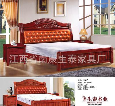 【1111大促南康生泰家具廠專業(yè)生產(chǎn)精品實(shí)木床,價(jià)格實(shí)惠南康床】?jī)r(jià)格_廠家_圖片 -