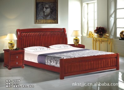 【廠家直銷 供應(yīng)批發(fā)盛泰211B#雙人單層實(shí)木床 實(shí)木家具】價格,廠家,圖片,床類,南康盛泰家俱廠-