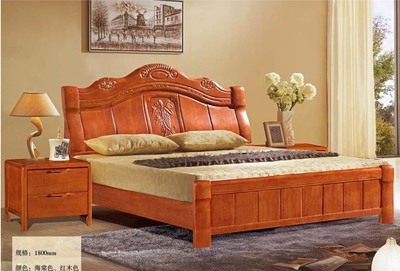 【廠家直銷 特價1.8*2m雙人床 進(jìn)口新西蘭松木306# 南康實(shí)木床】價格,廠家,圖片,床類,南康市龍緣木業(yè)廠-