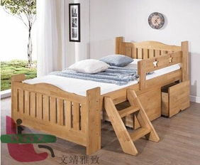 定制實(shí)木床 文靖雅致