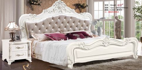 江西南康實(shí)木床-南康彩色實(shí)木床