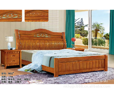 【宏運(yùn)家具 豪華休閑實(shí)木床 現(xiàn)代臥室家具 精品實(shí)木系列直銷】價(jià)格,廠家,圖片,床類,南康宏運(yùn)家俱廠-