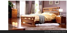 南康水曲柳實(shí)木床 匠心打造1.8米雙人睡眠藝術(shù)